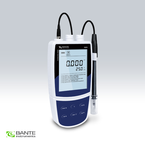 Medidor de Conductividad Portátil Bante520